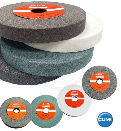 Cumi Carborandum Grinding Wheel 150 X 20 X 31.75 A24 R5 V6 Grey