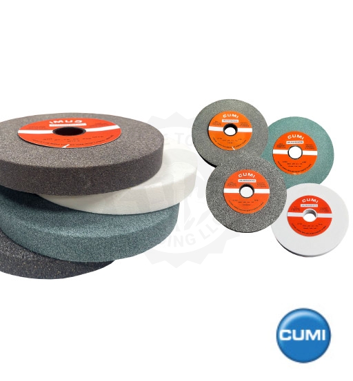 Cumi Carborandum Grinding Wheel 200 X 25 X 31.75 Medium Brown