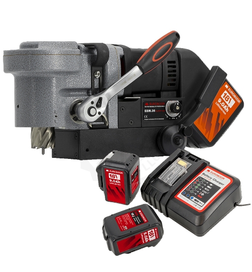 Cordless Magnetic Drilling Machine 36MM / 1 7/16-EUROBOOR