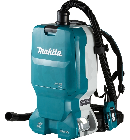 Makita Cordless Backpack Vacuum Cleaner (bl) For 18Vx2 Li-ion Lxt