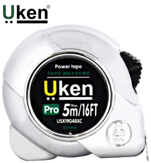 Measuring Tape 5 Mtr (19MM) Chrome Uken