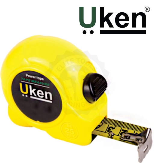 Measuring Tape 5 Mtr (25MM) Yellow Uken
